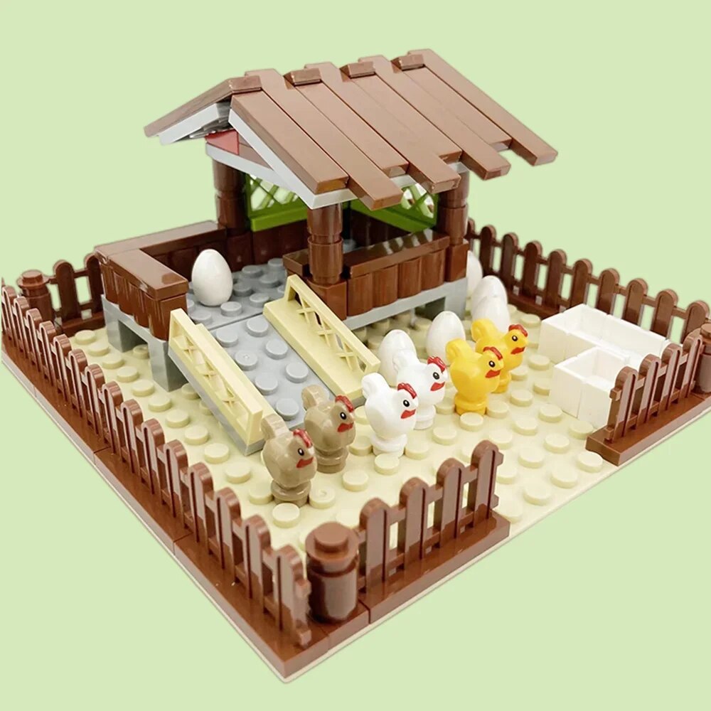 New MOC Chicken Coop Model Bui - đánh giá và giá Urban Farming For Kids