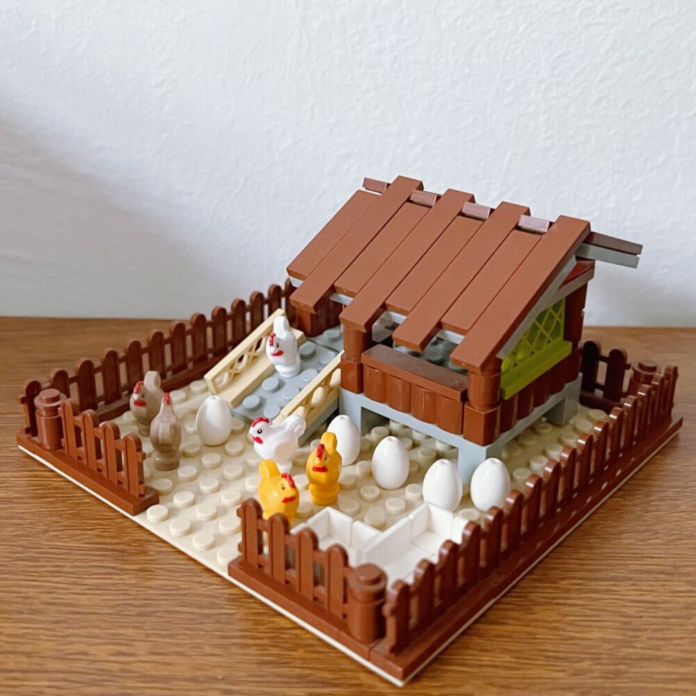 New MOC Chicken Coop Model Bui - đánh giá và giá Urban Farming For Kids