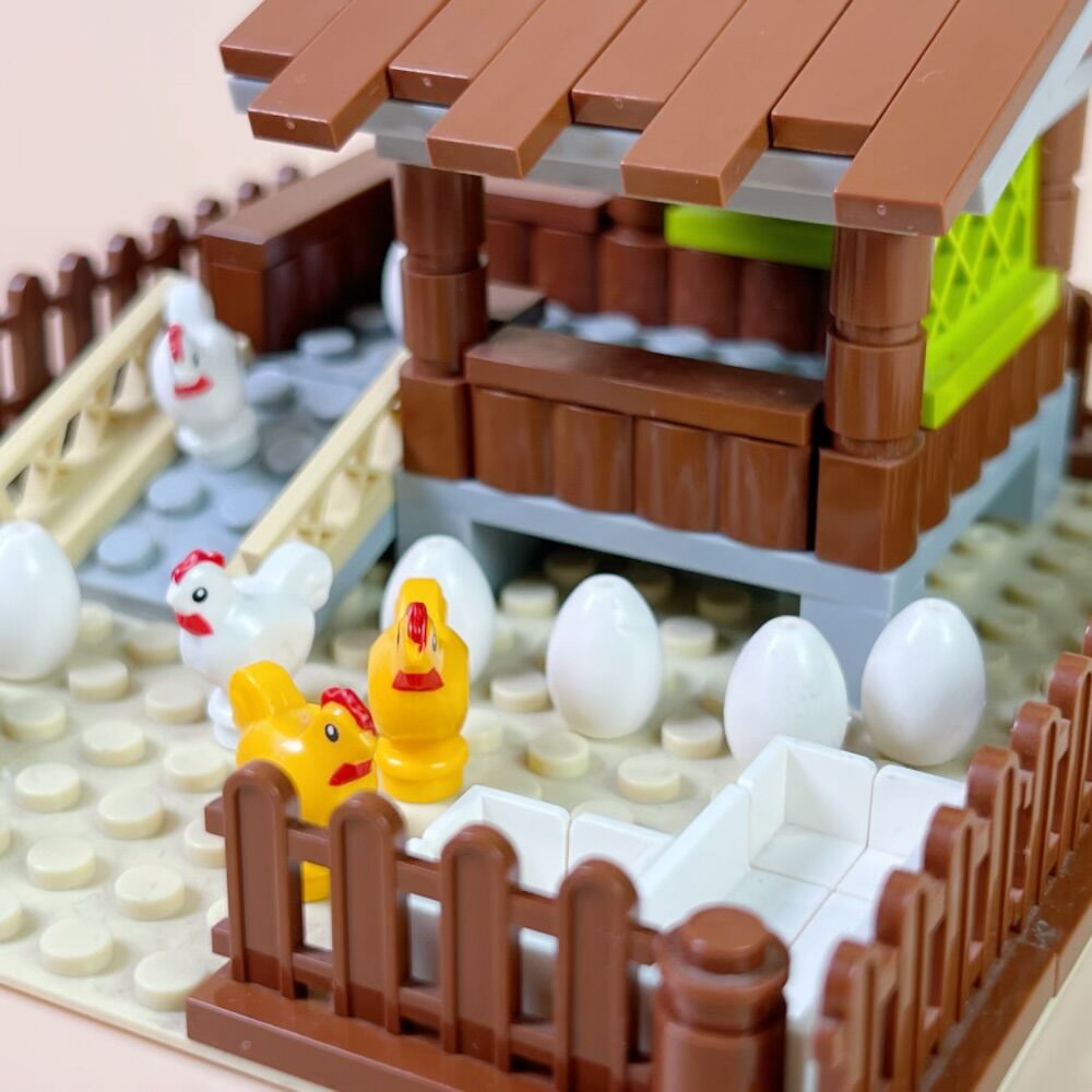 New MOC Chicken Coop Model Bui - đánh giá và giá Urban Farming For Kids